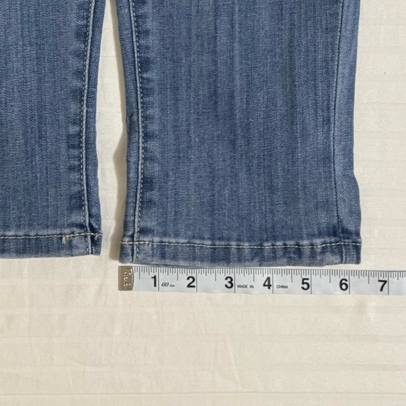 Judy Blue High Rise Boyfriend Jogger Jeans Size 0/24 Blue Drawstring Waist - Picture 14 of 16